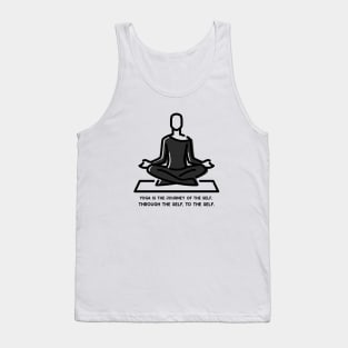 Yoga is a mirror to look at ourselves from within. Tank Top